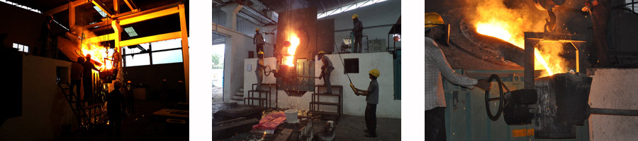Steel Casting Foundry - Melting Furnace
