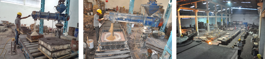 Steel Casting Foundry - Sand Moulding